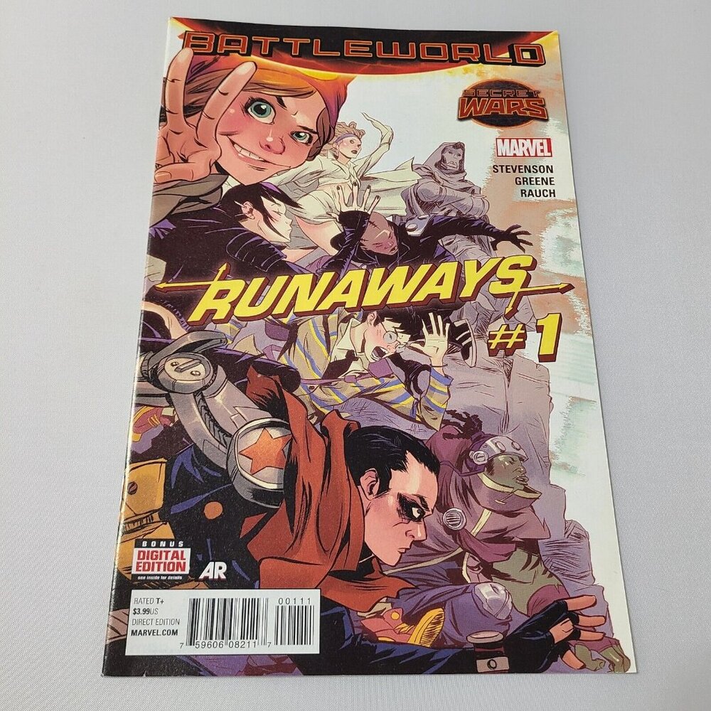 Runaways 1 Marvel Comics 2015 FN/VF Sanford Greene Cover A Battleworld - Picture 11 of 16